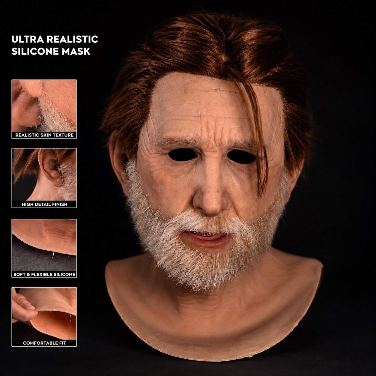 VENTAMASK OLD MAN HD REALISTIC SILICONE SKIN MASK