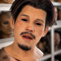 VENTAMASK Adult Male Light Skin HD Full Face Realistic Silicon Mask
