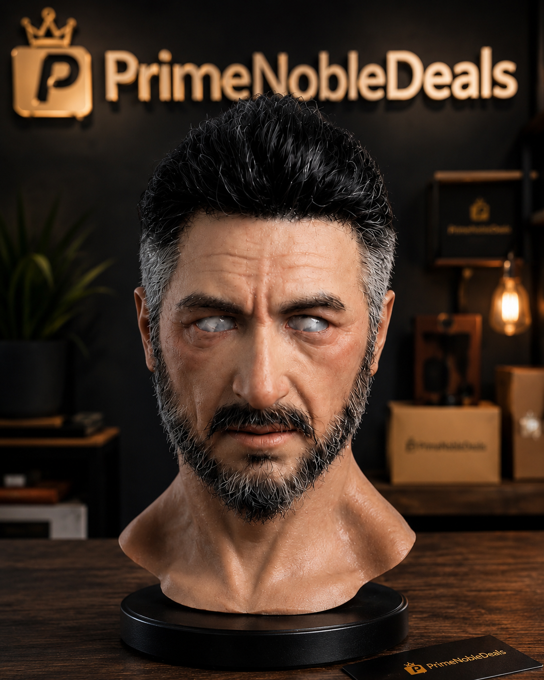 VANTAMASK Middle Aged Man Full HD Realistic Face Mask