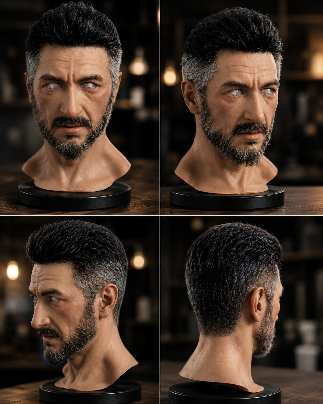 VANTAMASK Middle Aged Man Full HD Realistic Face Mask - Image 3
