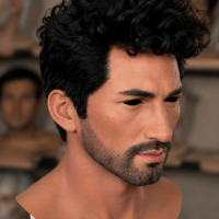 VENTAMASK Young Adult Male HD Face Realistic Silicon Mask